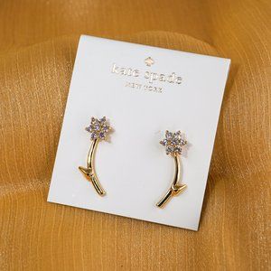 Kate Spade Miosotis Flower Ear Jacket Earring